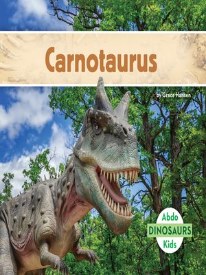 cover image of Carnotaurus